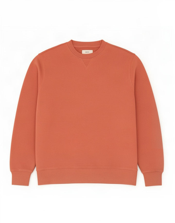 Marks & Spencer Herren Sweatshirt Pullover XL Orange Baumwolle