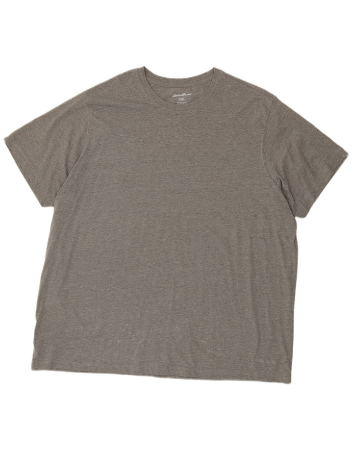 Eddie Bauer Herren T-Shirt Top 3XL Grau Baumwolle