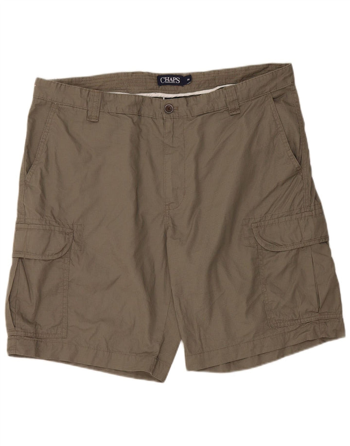 Chaps Herren Cargoshorts W38 XL Grau Baumwolle