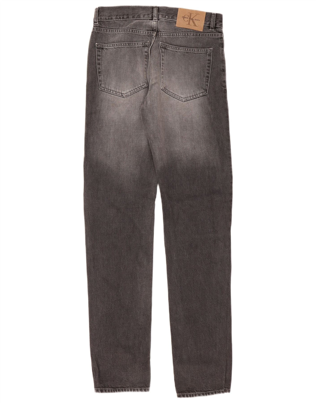 Calvin Klein Herren Slim Jeans W29 L33 Graue Baumwolle
