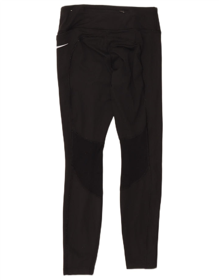 NIKE Damen Dri Fit Leggings UK 10 Small Schwarz Polyester