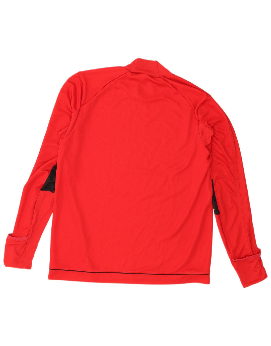Adidas Herren Climacool Top Langarm Großes rotes Farbblock-Polyester