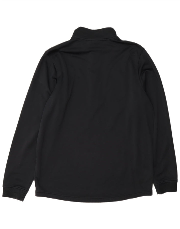 Under Armour Herren Cold Gear Pullover-Trainingsoberteil mit Reißverschluss, Mittelschwarz
