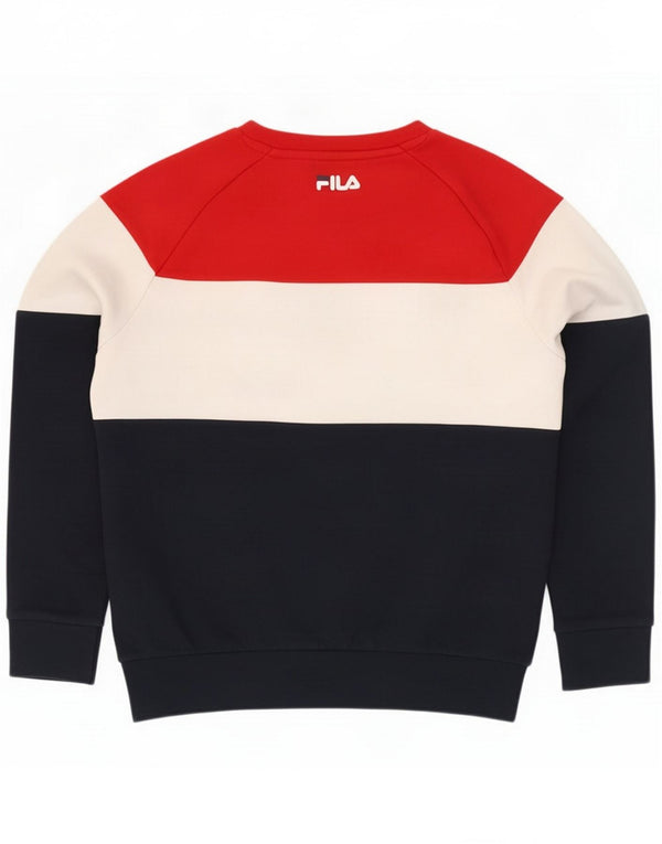 Fila Herren Graphic Oversized Sweatshirt Pullover XS Mehrfarbig Farbblock