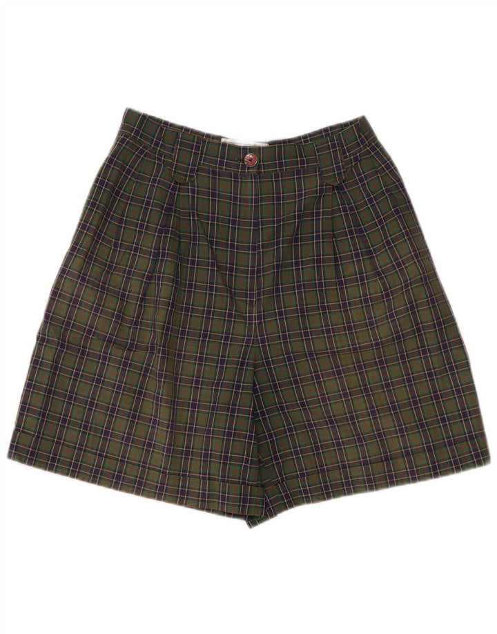 All Over Damen Chinoshorts IT 44 Medium W28 Grün kariert