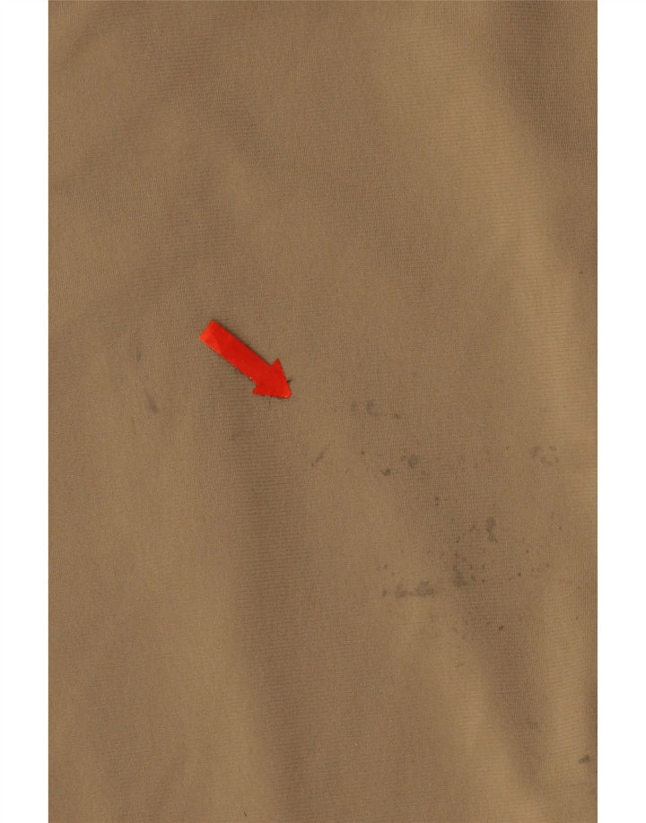 Nike Herren-Sweatshirt mit Reißverschluss am Hals, klein, beige, Polyester