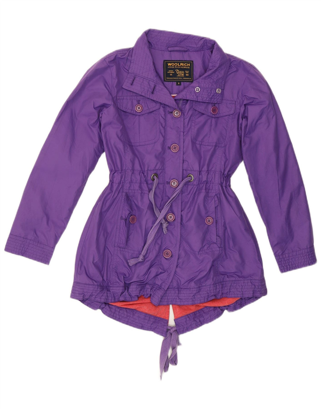 Woolrich Parka-Jacke für Mädchen, 7–8 Jahre, Lila