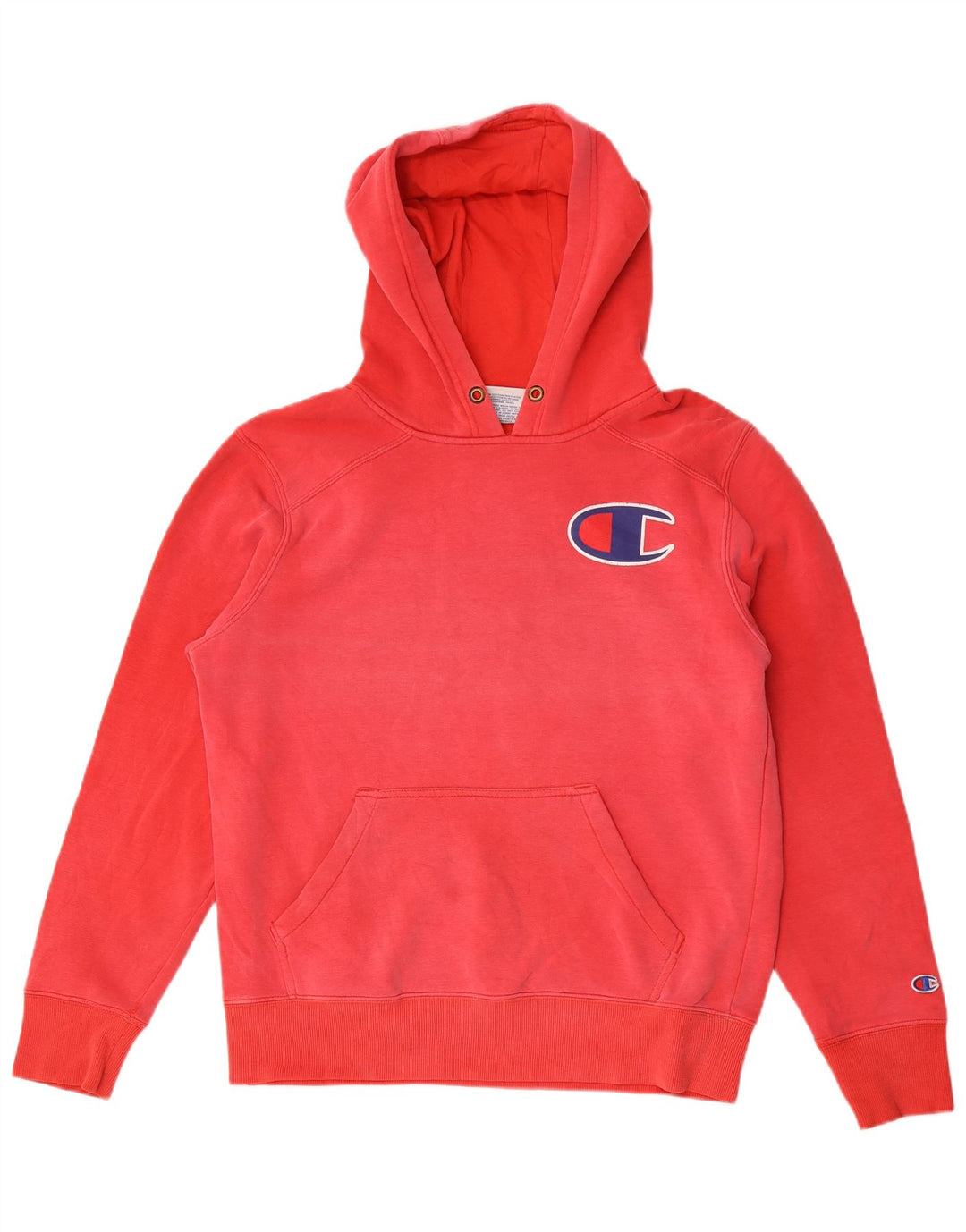 Champion Herren-Kapuzenpullover mit Grafik, mittelrote Baumwolle
