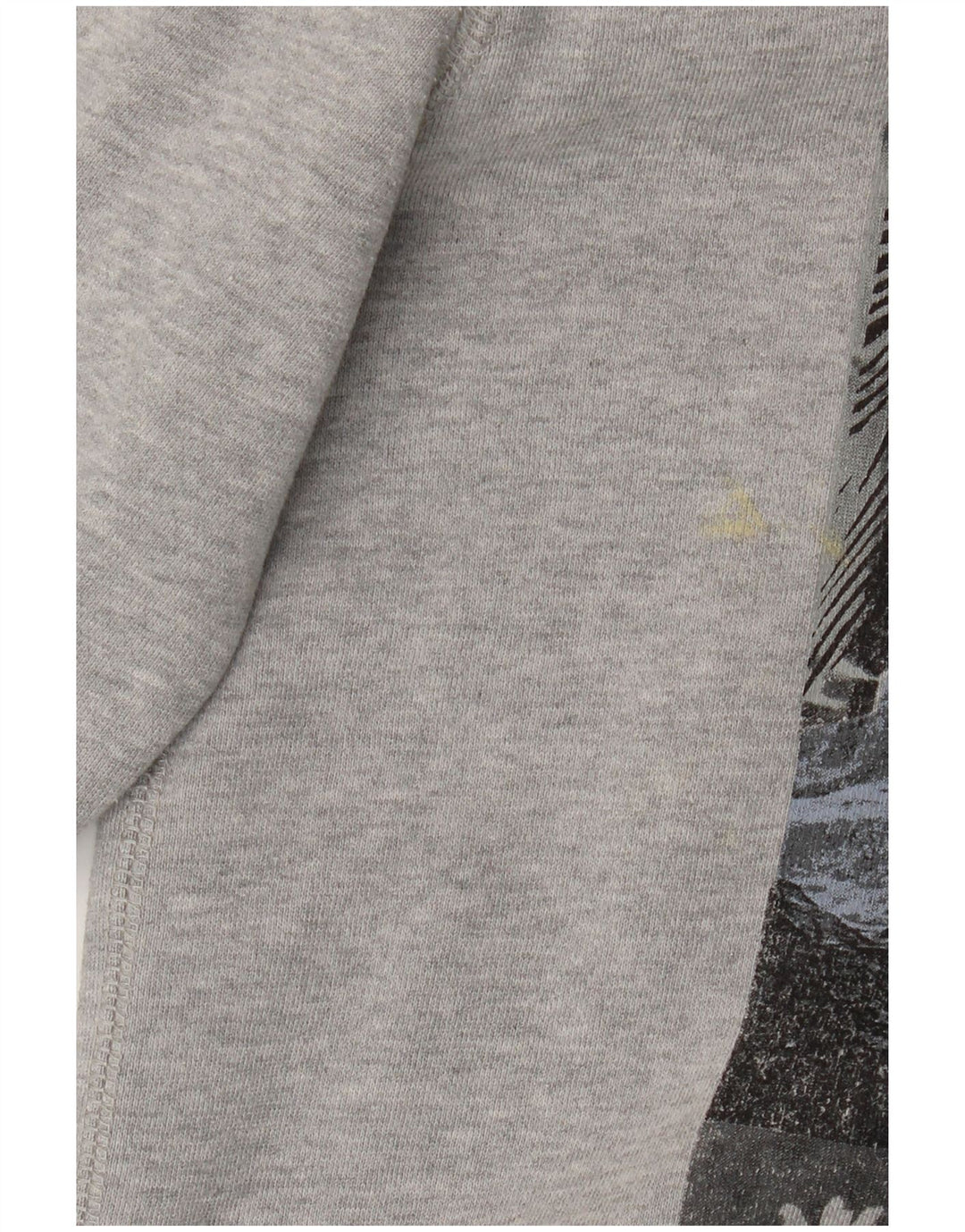 Quiksilver Herren-Sweatshirt mit Grafik, Größe L, aus grauer Baumwolle