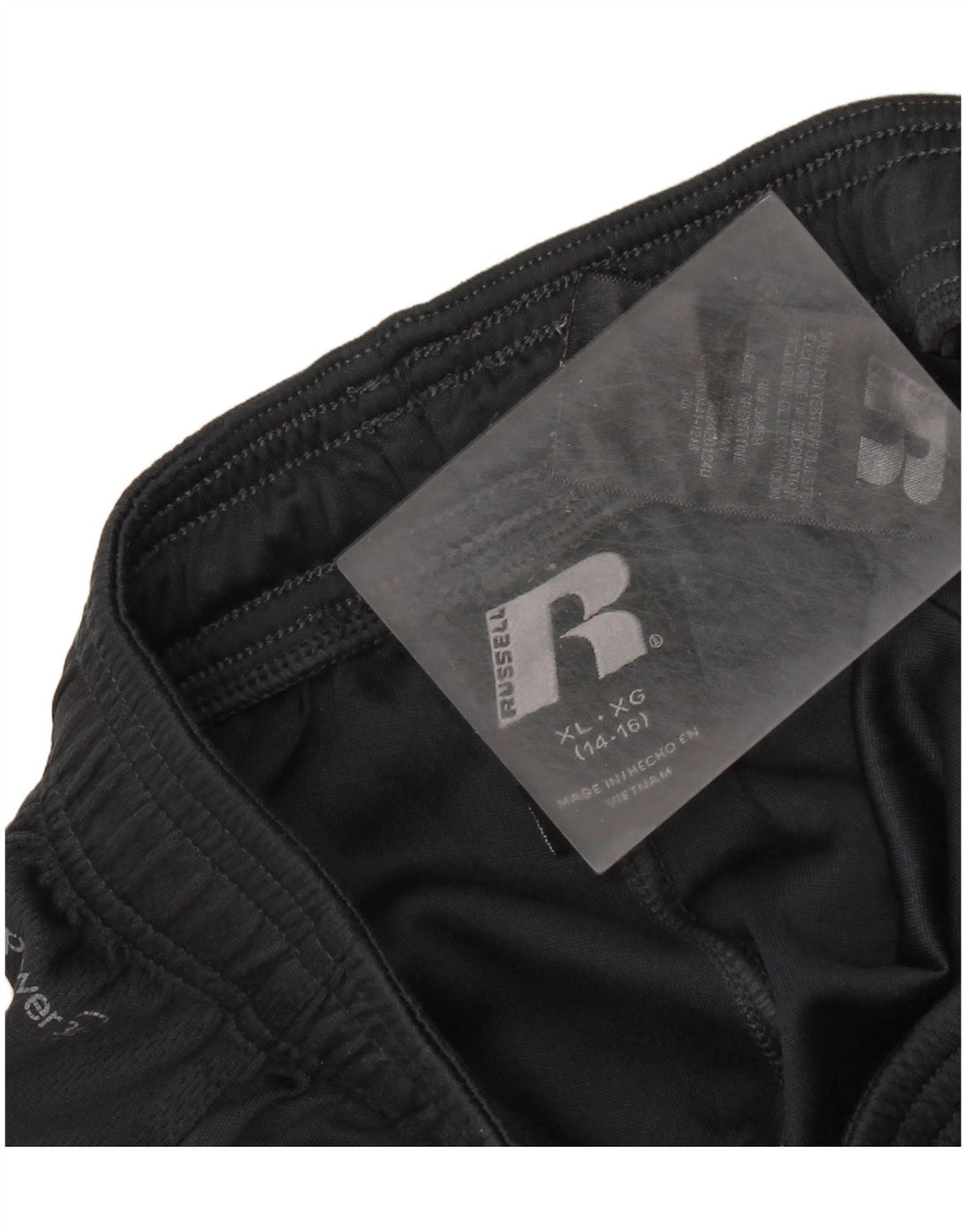 RUSSELL ATHLETIC Sportshorts für Jungen, 14–15 Jahre, XL, Schwarz, Polyester