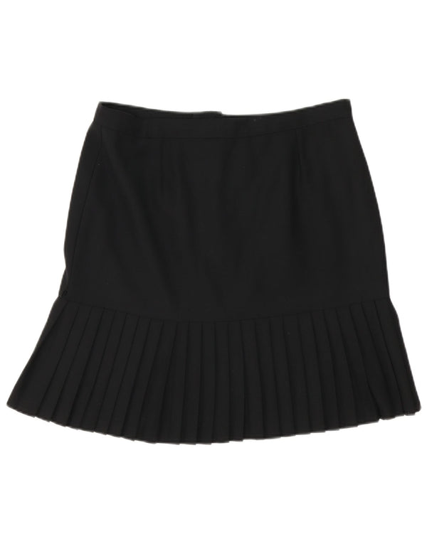 Vintage Damen Trompetenrock W32 Groß Schwarz