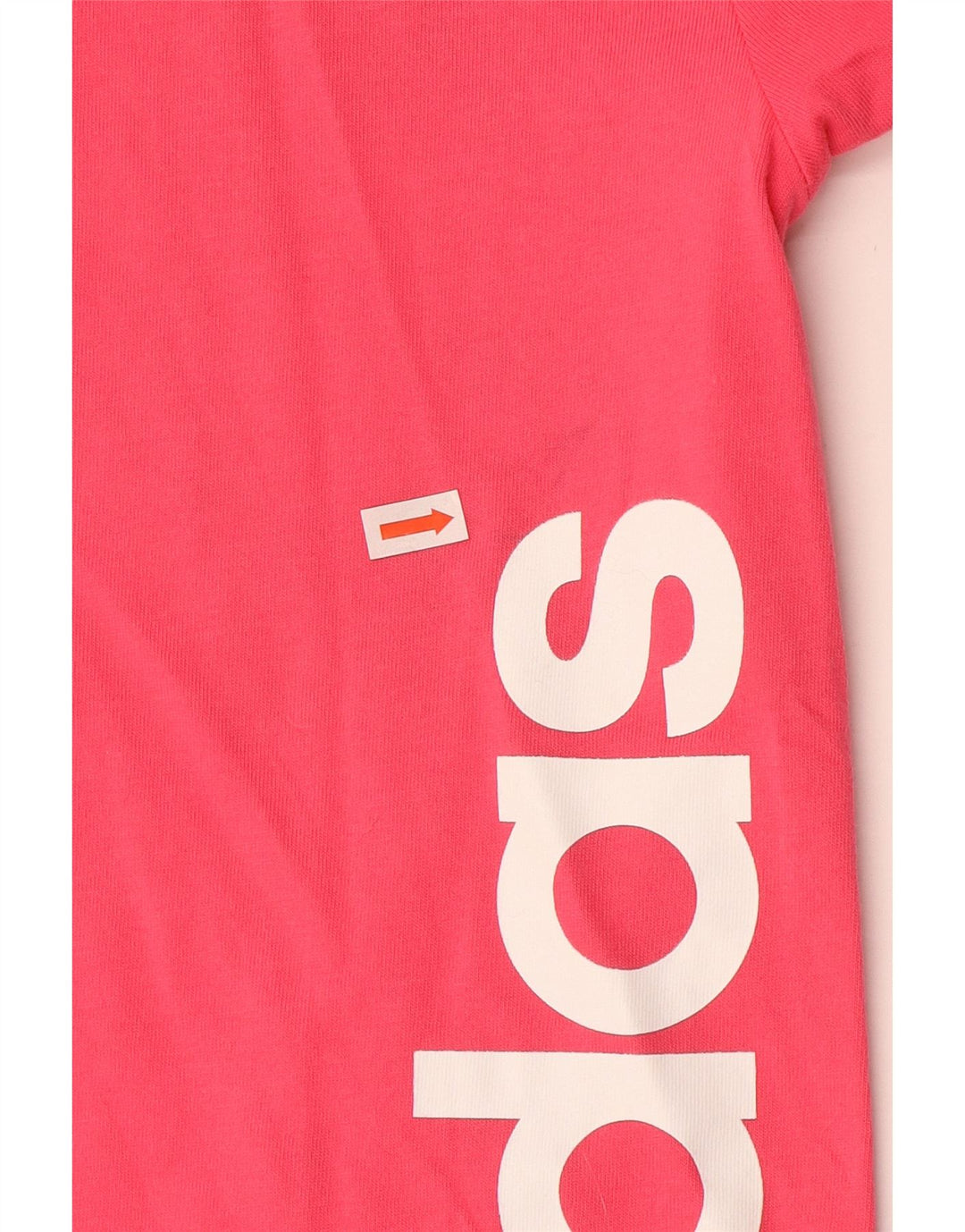 ADIDAS Mädchen Climalite Graphic T-Shirt Top 13–14 Jahre rosa Baumwolle