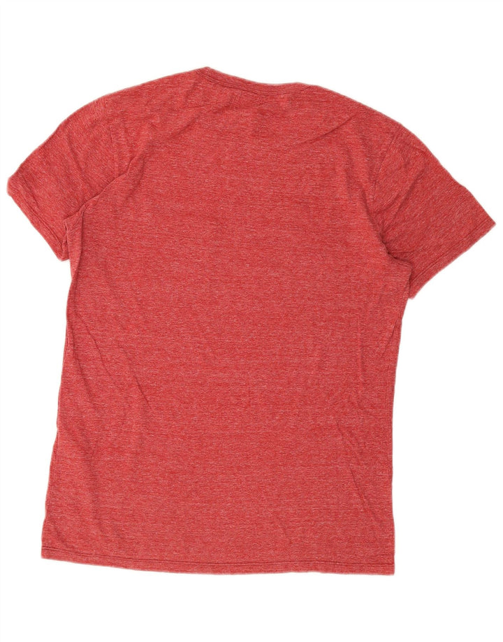 LEVI'S Herren-T-Shirt-Oberteil, klein, rot gesprenkelte Baumwolle