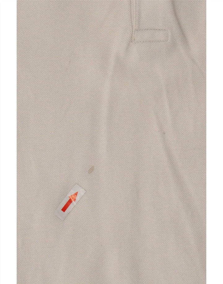 Fred Perry Herren-Poloshirt aus mittelweißer Baumwolle