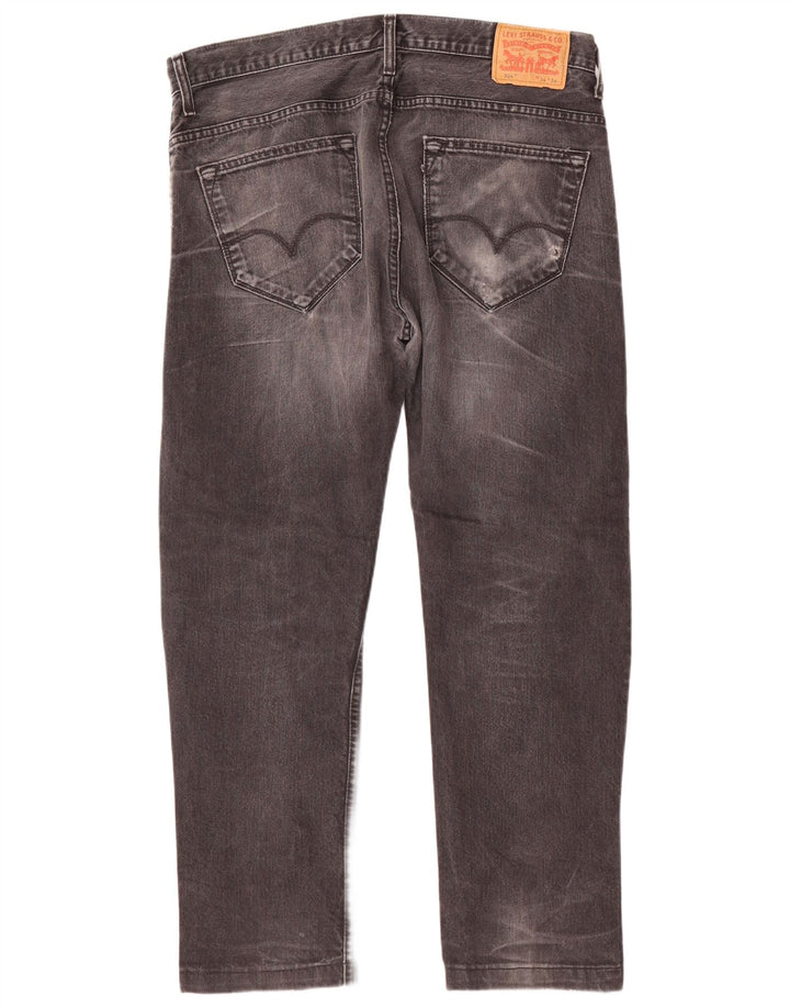 Levi's Herren 504 Straight Jeans W34 L29 Graue Baumwolle