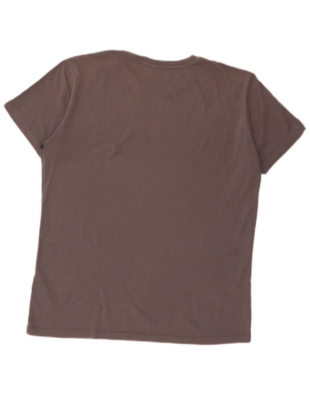 Trussardi Herren-T-Shirt mit Grafik, Größe L, aus grauer Baumwolle