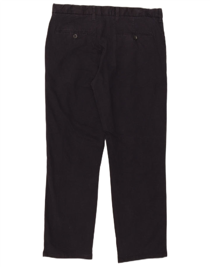 Marks & Spencer Herren-Chinohose, normal, W34, L29, Schwarz, Baumwolle