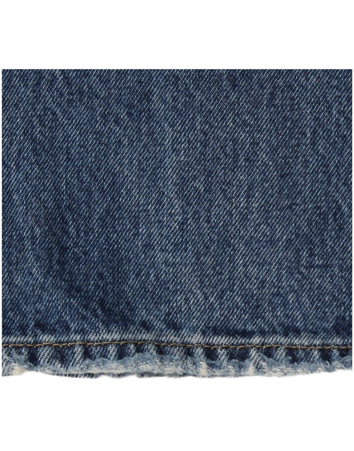 Zara Damen Straight Jeans EU 38 Small W28 L32 Blau