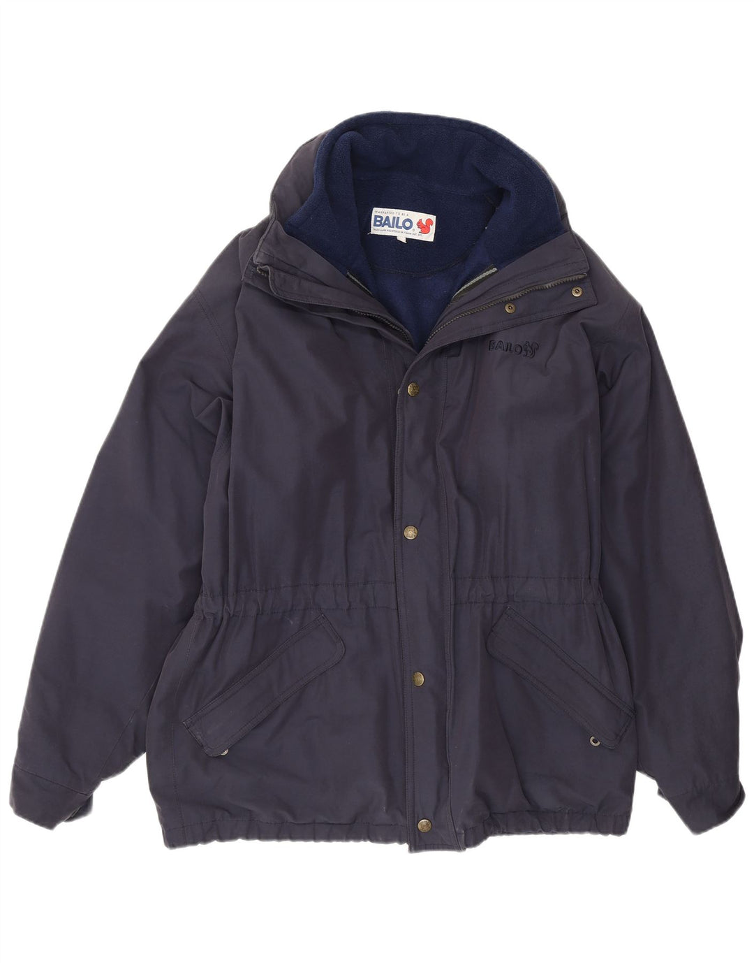 Bailo Herren-Windjacke mit Kapuze, IT 46, Größe S, marineblau, Baumwolle