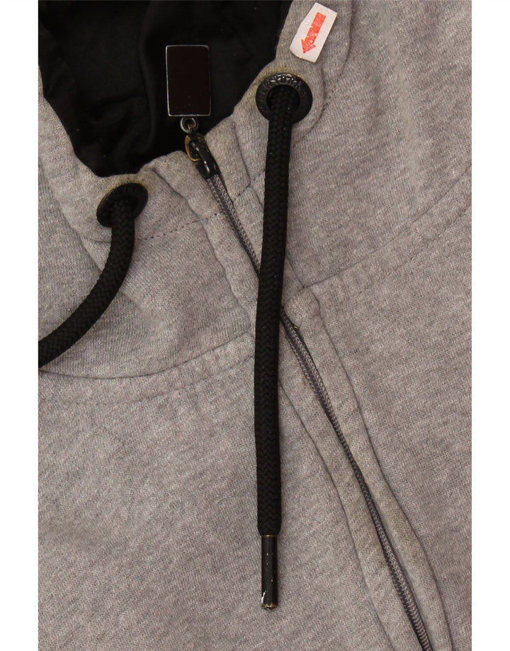 MAJESTIC Damen New York Yankees Kapuzenpullover mit Reißverschluss, UK 14, Mittelgrau