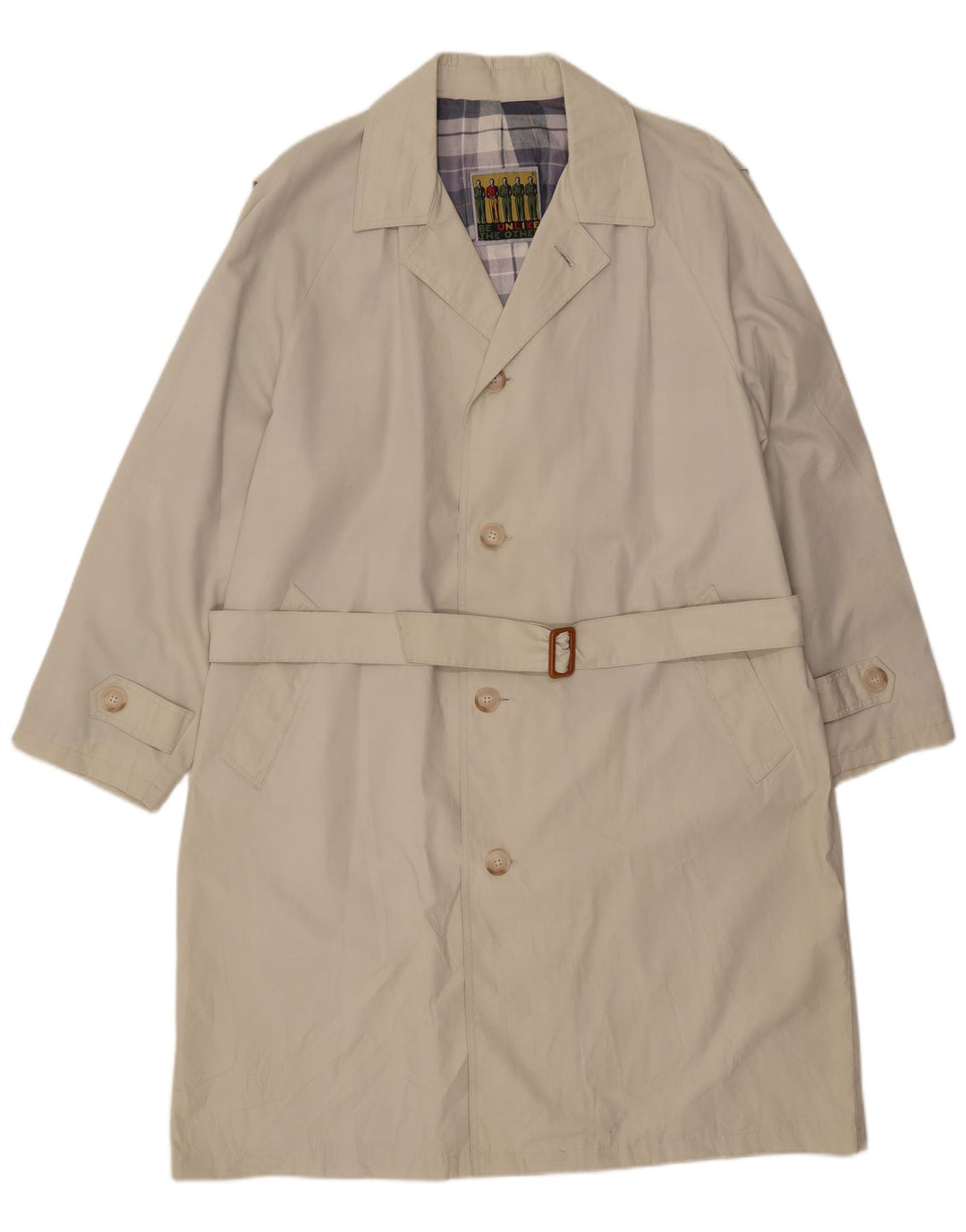 Vintage Herrenmantel UK 40 Large Beige