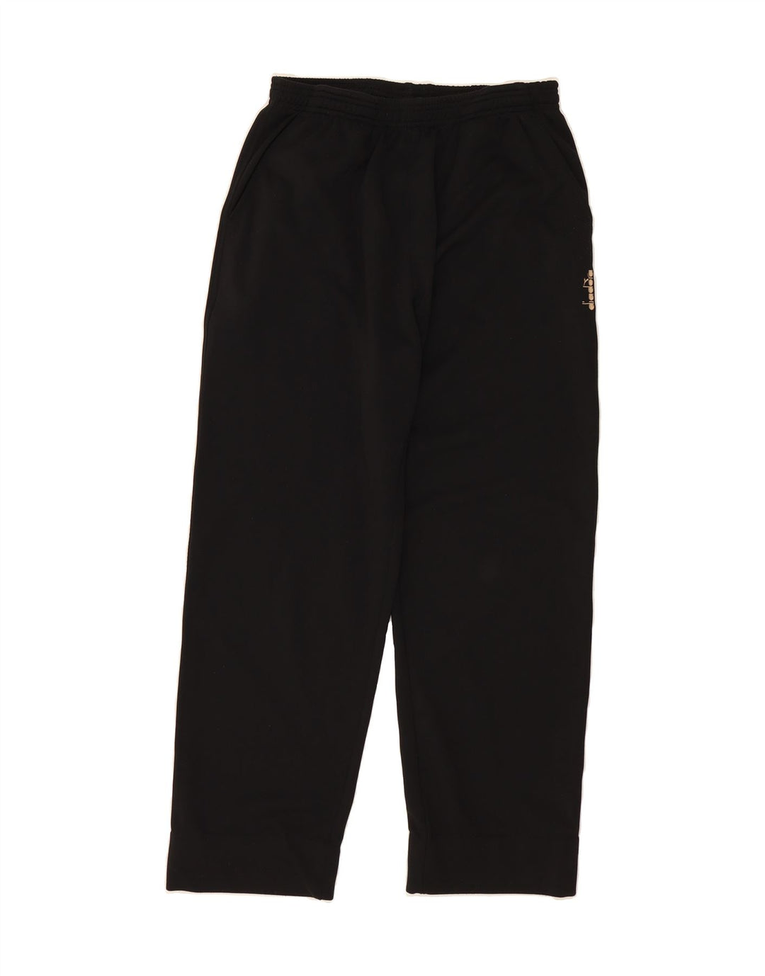 DIADORA Mens Tracksuit Trousers UK 40 Medium Black Polyester Vintage Diadora and Second-Hand Diadora from Messina Hembry 