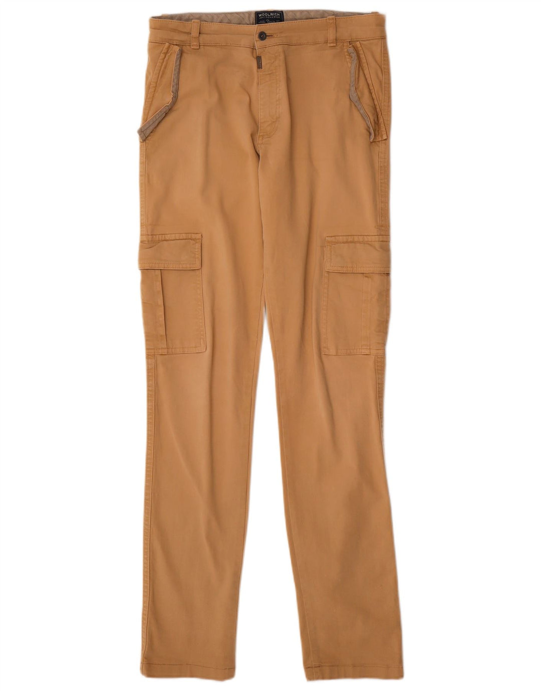 Woolrich Damen Slim Cargohose UK 14 Medium W30 L32 Beige Baumwolle