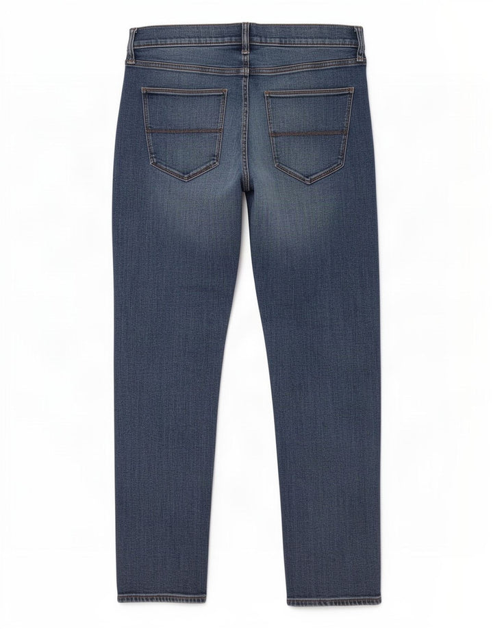 Marks & Spencer Herren Straight Jeans W34 L31 Blaue Baumwolle