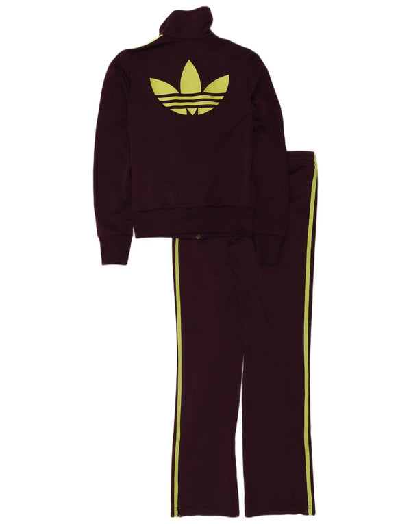 Adidas Damen Graphic Full Trainingsanzug EU 34 XS Lila Polyester