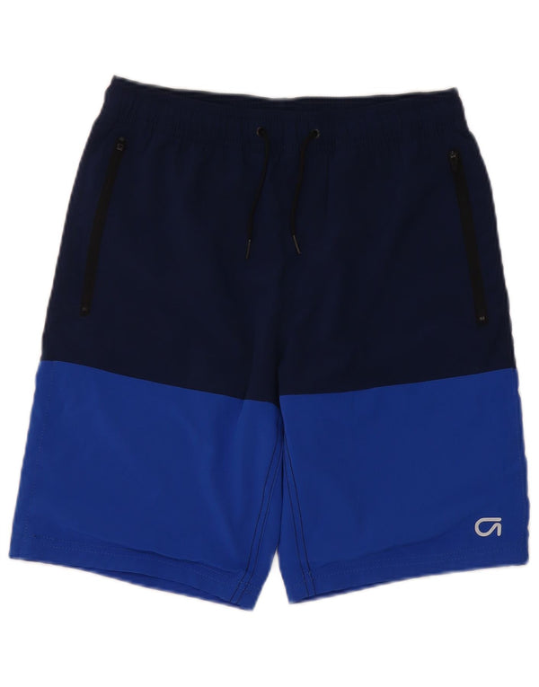 Gap Sportshorts für Jungen, 12–13 Jahre, 2XL, Marineblau, Farbblock-Polyester