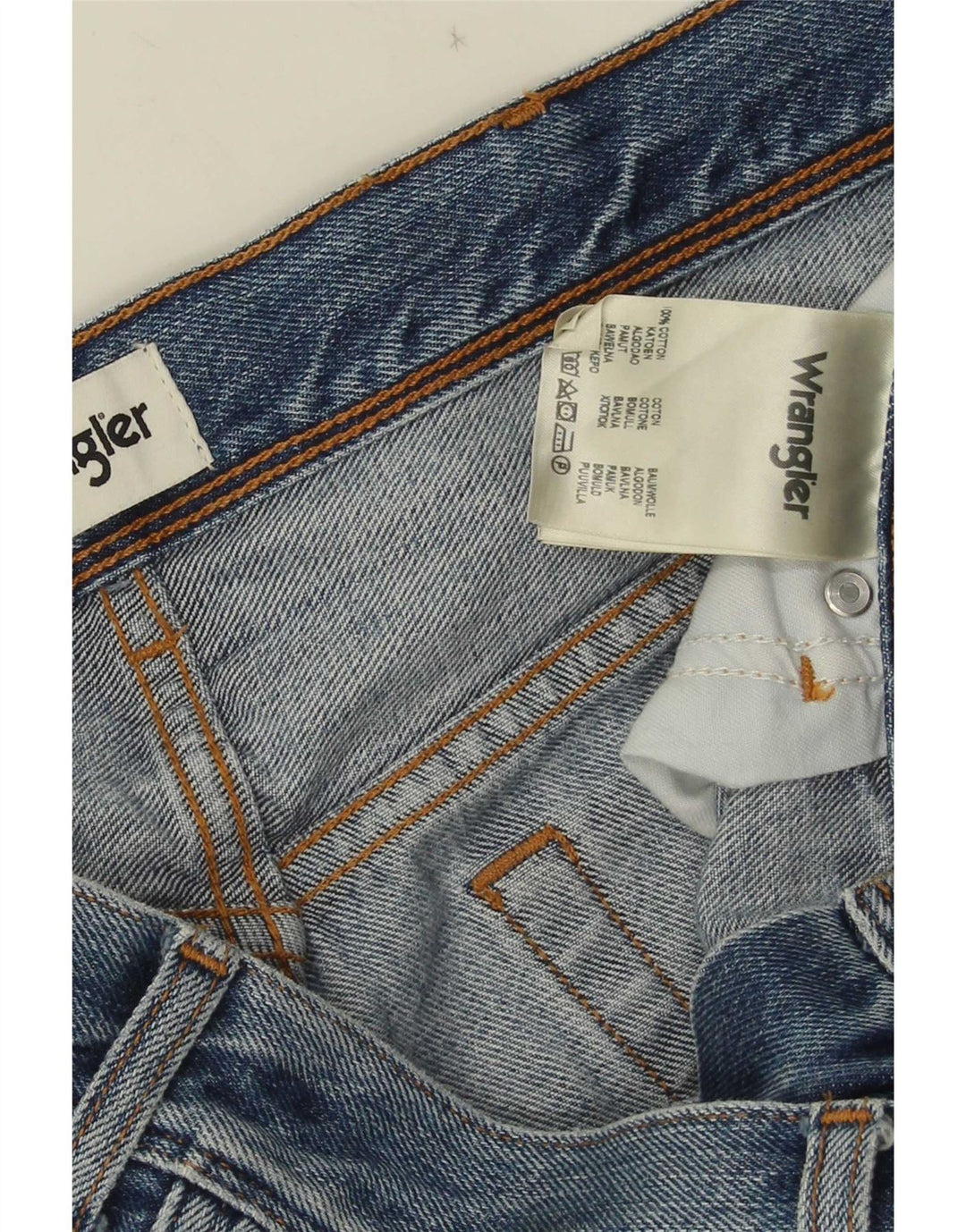 Wrangler Herren Texas Straight Jeans W34 L30 Blaue Baumwolle