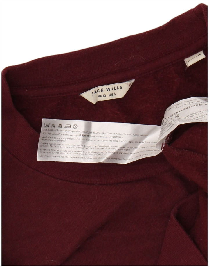 JACK WILLS Damen-Sweatshirt in Übergröße, Gr. 10, Größe S, Kastanienbraun, Baumwolle