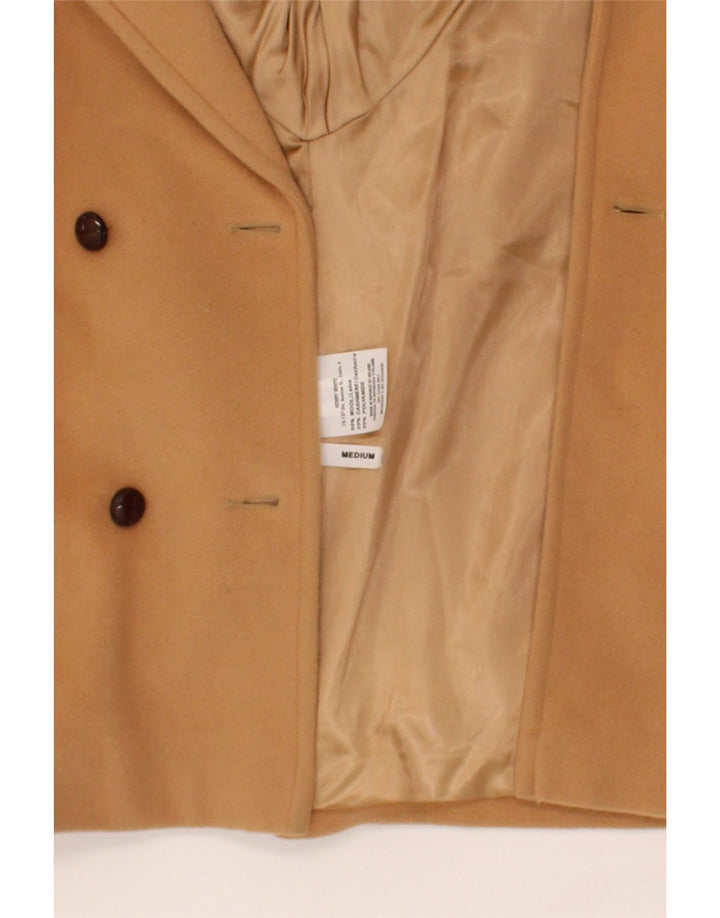 HENRY WHITE Womens Overcoat UK 14 Medium Brown Wool Vintage Henry White and Second-Hand Henry White from Messina Hembry 