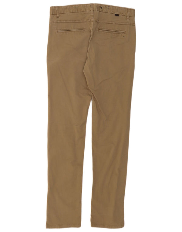 Zara Herren Slim Chino Hose EU 40 Medium W31 L31 Khaki