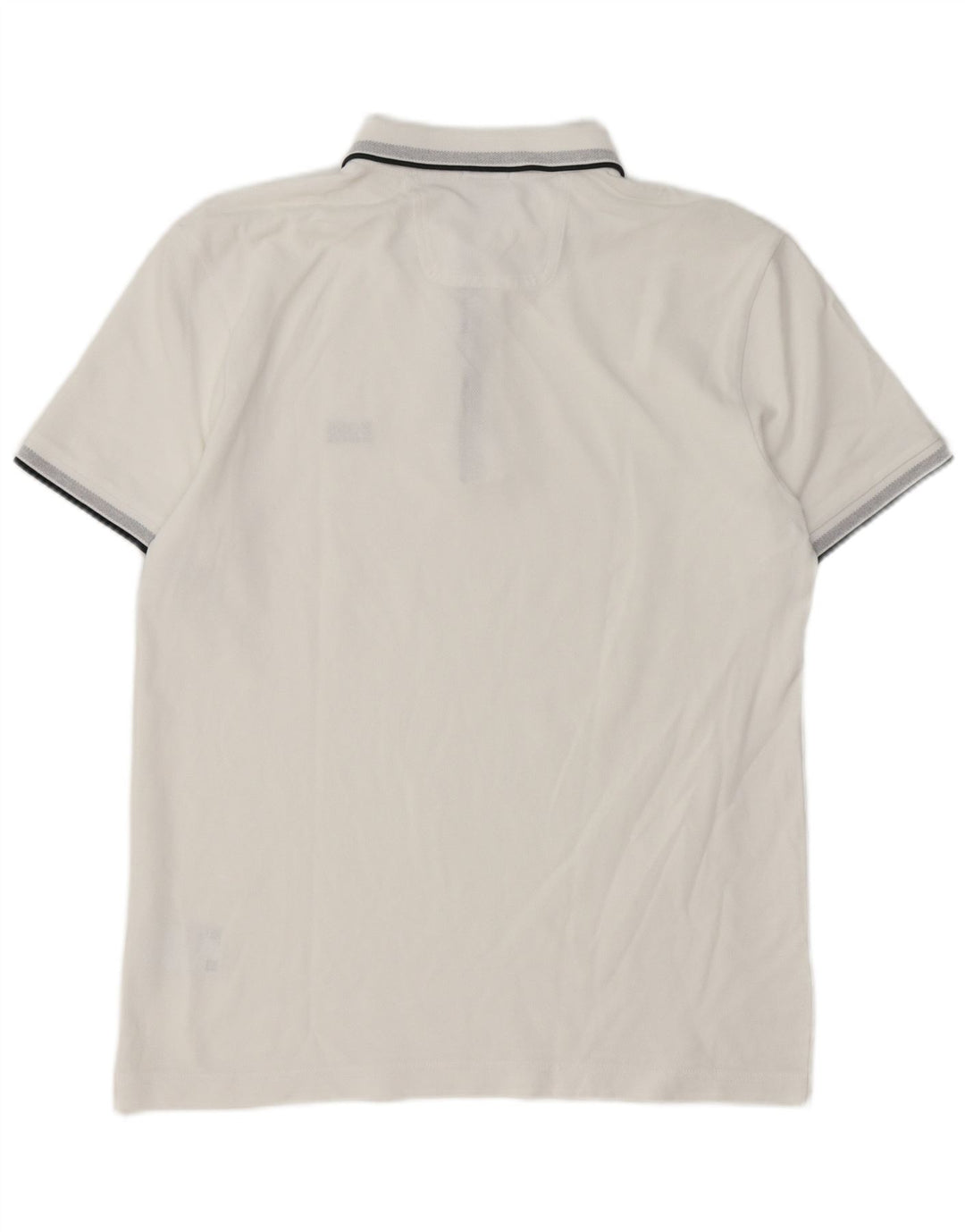 Hugo Boss Herren-Poloshirt mit normaler Passform, große weiße Baumwolle