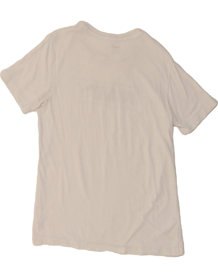 PUMA Mens Graphic T-Shirt Top Medium White Vintage Puma and Second-Hand Puma from Messina Hembry 