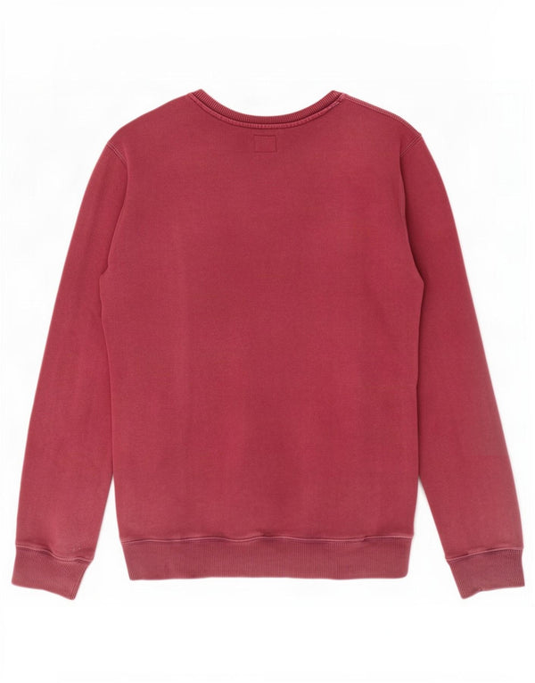 Rifle Herren-Sweatshirt mit Grafik, XL, Burgunderrot, Baumwolle