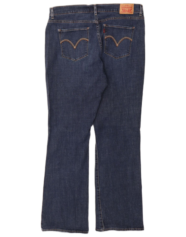 Levi's Damen Bootcut-Jeans mit klassischer Passform, US 14, XL, B32, L32, marineblaue Baumwolle