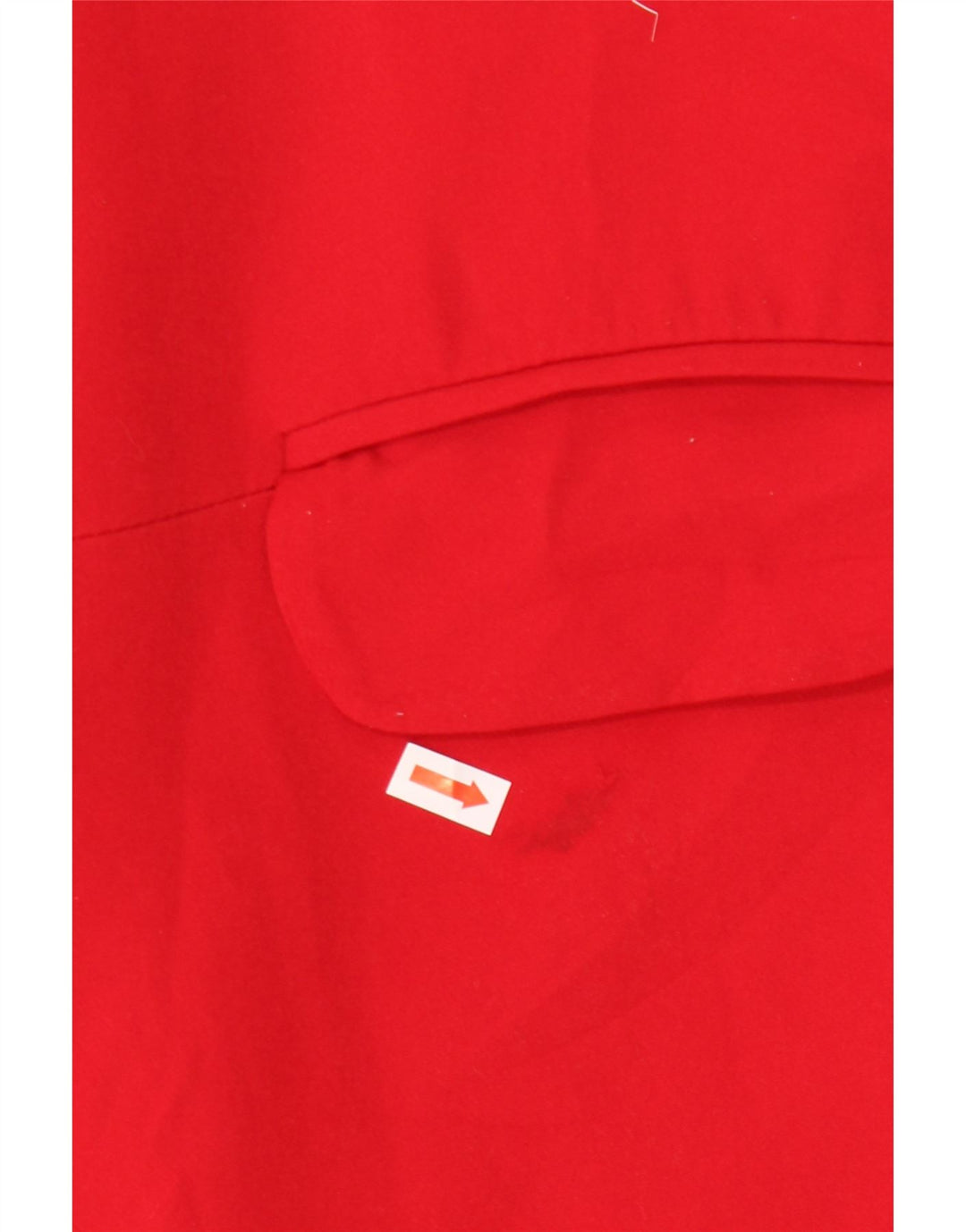 Zara Womens Open Overcoat UK 6 XS Rote Baumwolle