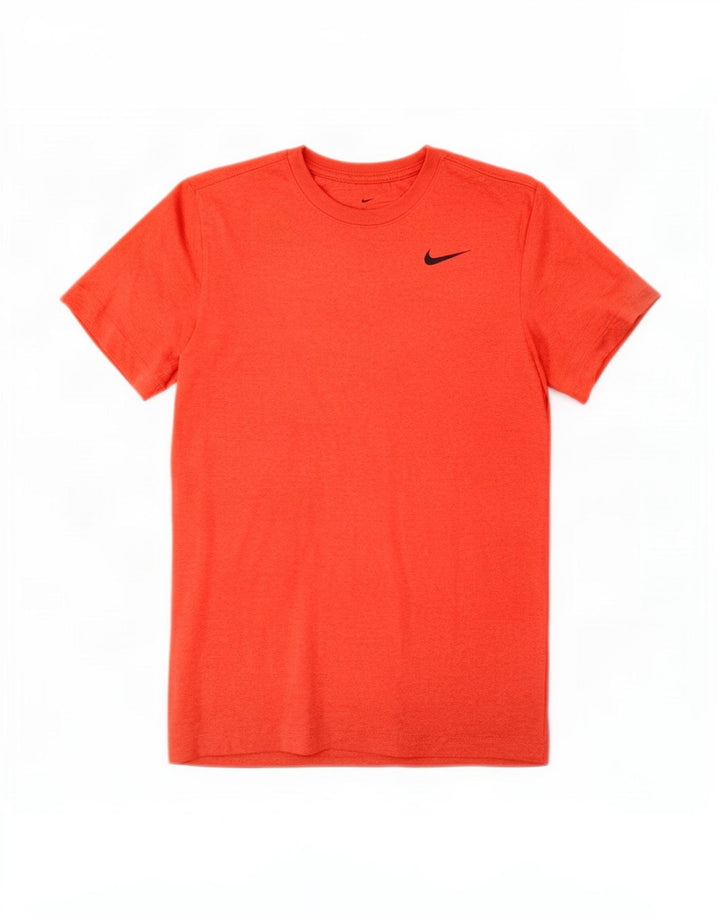 Nike Herren Dri Fit T-Shirt Top XS Rot Polyester