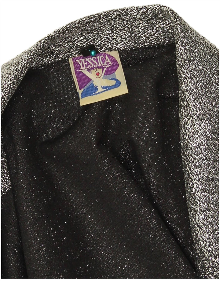 Yessica Damen-Blazerjacke mit 1 Knopf, EU 44, XL, Grau, Polyester