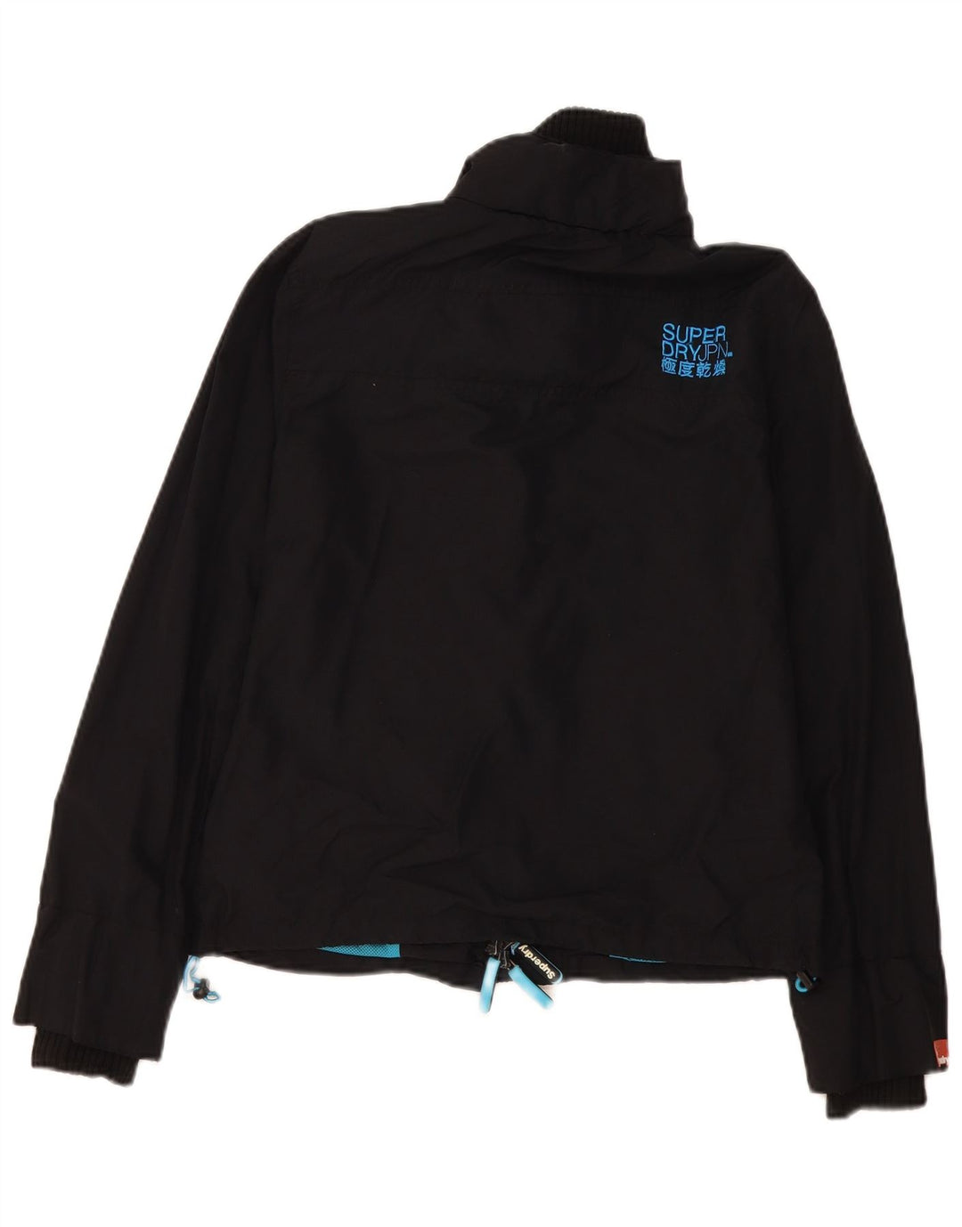 Superdry Damen The Windcheater Windjacke UK 16 Large Schwarz Nylon