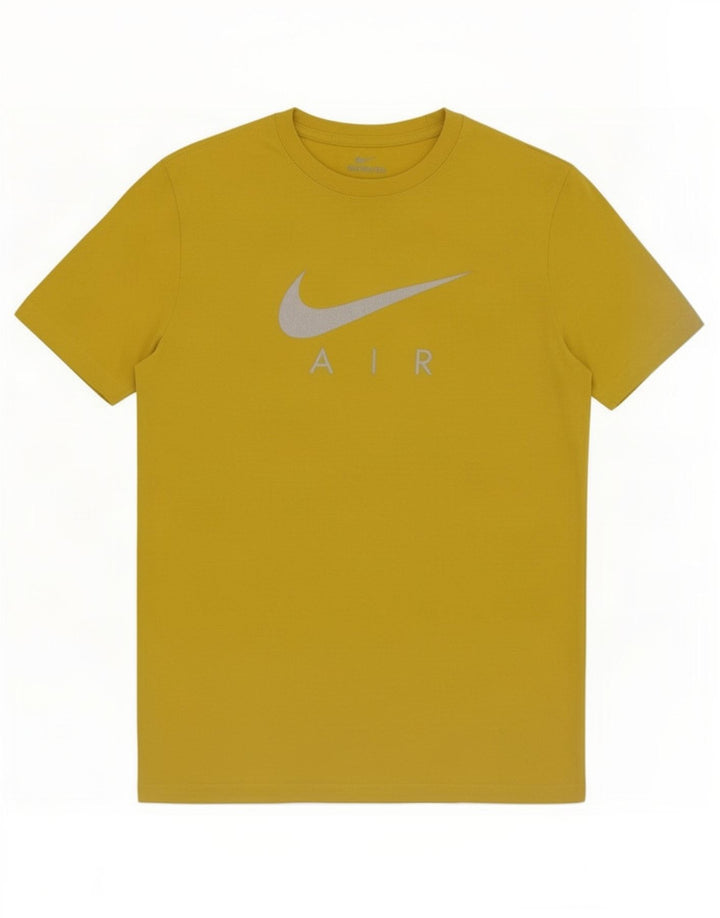 Nike Herren-T-Shirt mit Grafik, Größe S, Gelb
