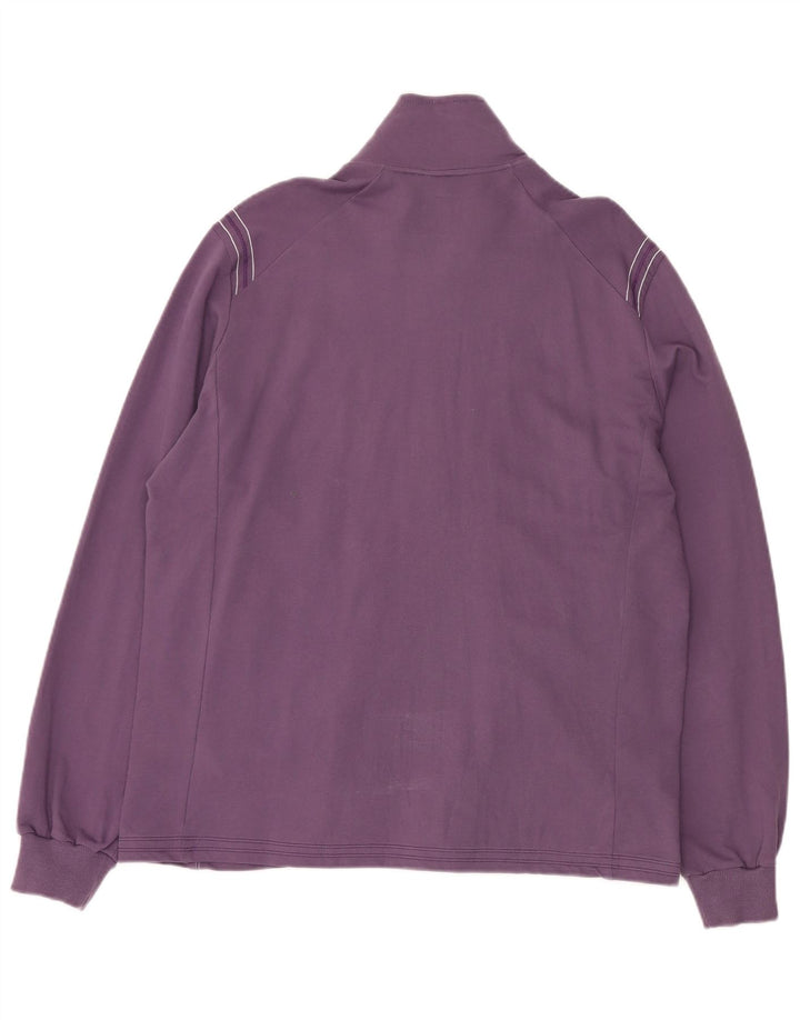 Lotto Damen-Trainingsanzugoberteil, Jacke, 3XL, Lila, Baumwolle