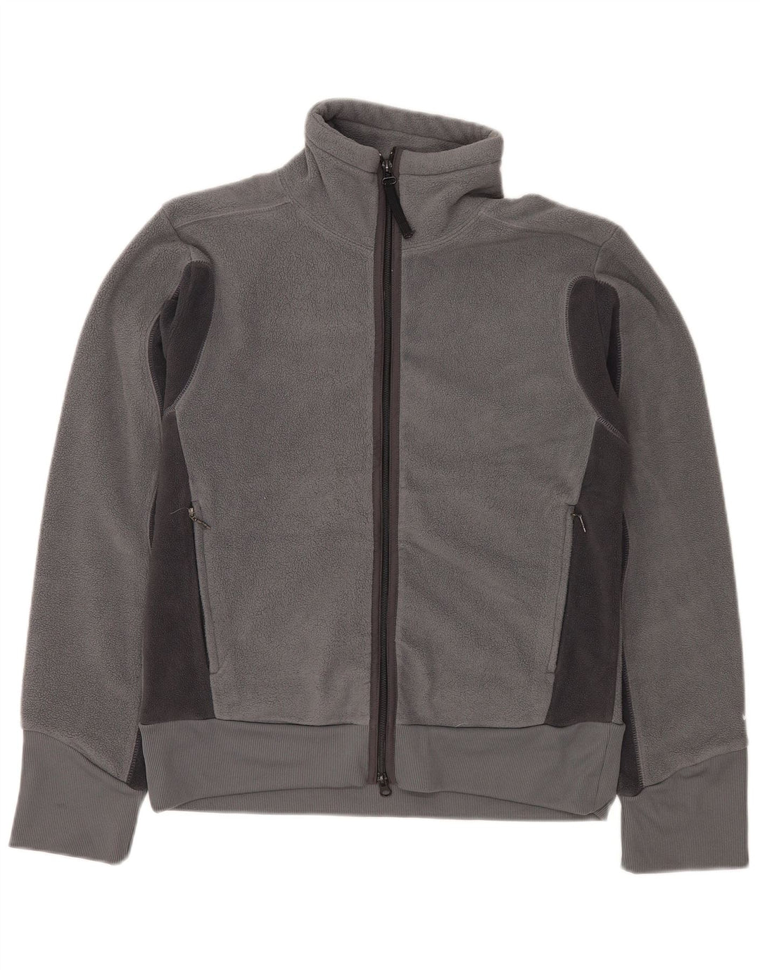 Nike Herren Fleecejacke UK 36/38 Small Grau Polyester