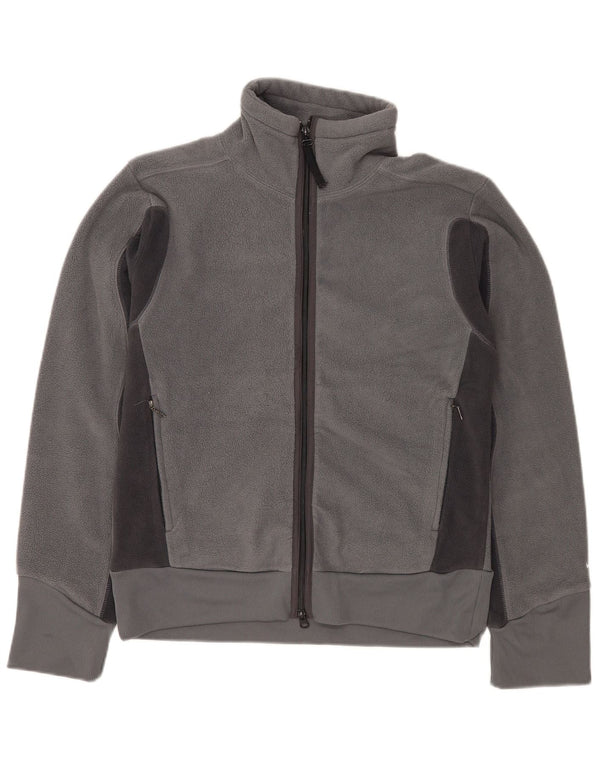 Nike Herren Fleecejacke UK 36/38 Small Grau Polyester