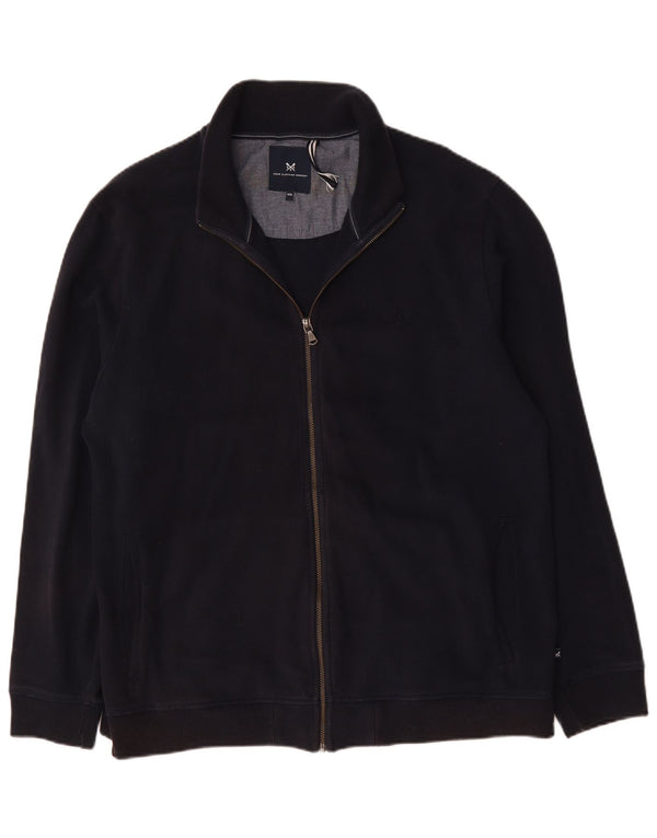 Crew Clothing Herren-Trainingsanzug-Oberteil, Jacke, 2XL, Marineblau, Baumwolle