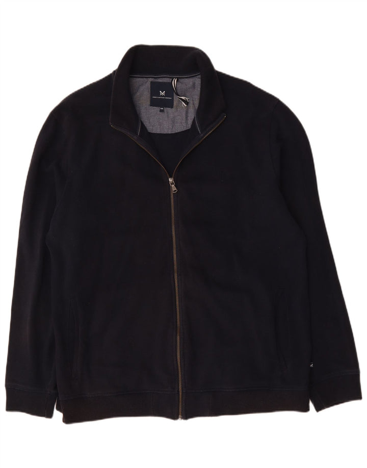 Crew Clothing Herren-Trainingsanzug-Oberteil, Jacke, 2XL, Marineblau, Baumwolle