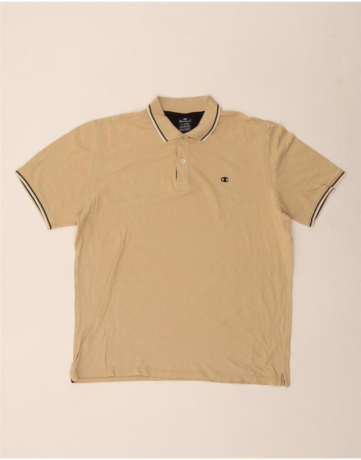 Champion Herren Poloshirt XL Beige