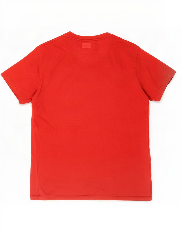 Levi's Herren-T-Shirt-Oberteil aus mittelroter Baumwolle